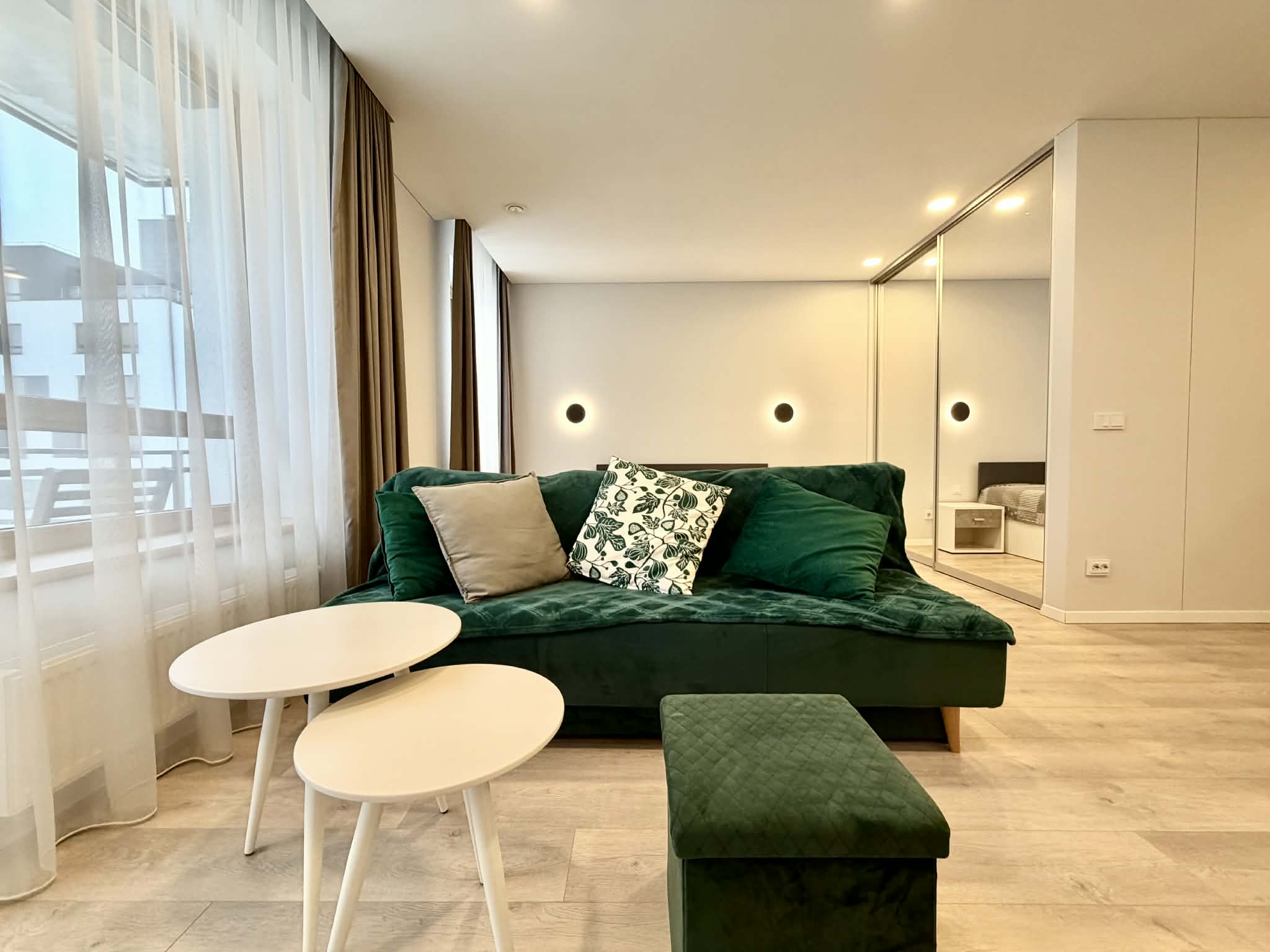 Nuomojamas 1 kambario butas, Šnipiškės, Linkmenų g., 37m², 2 aukštas, €599