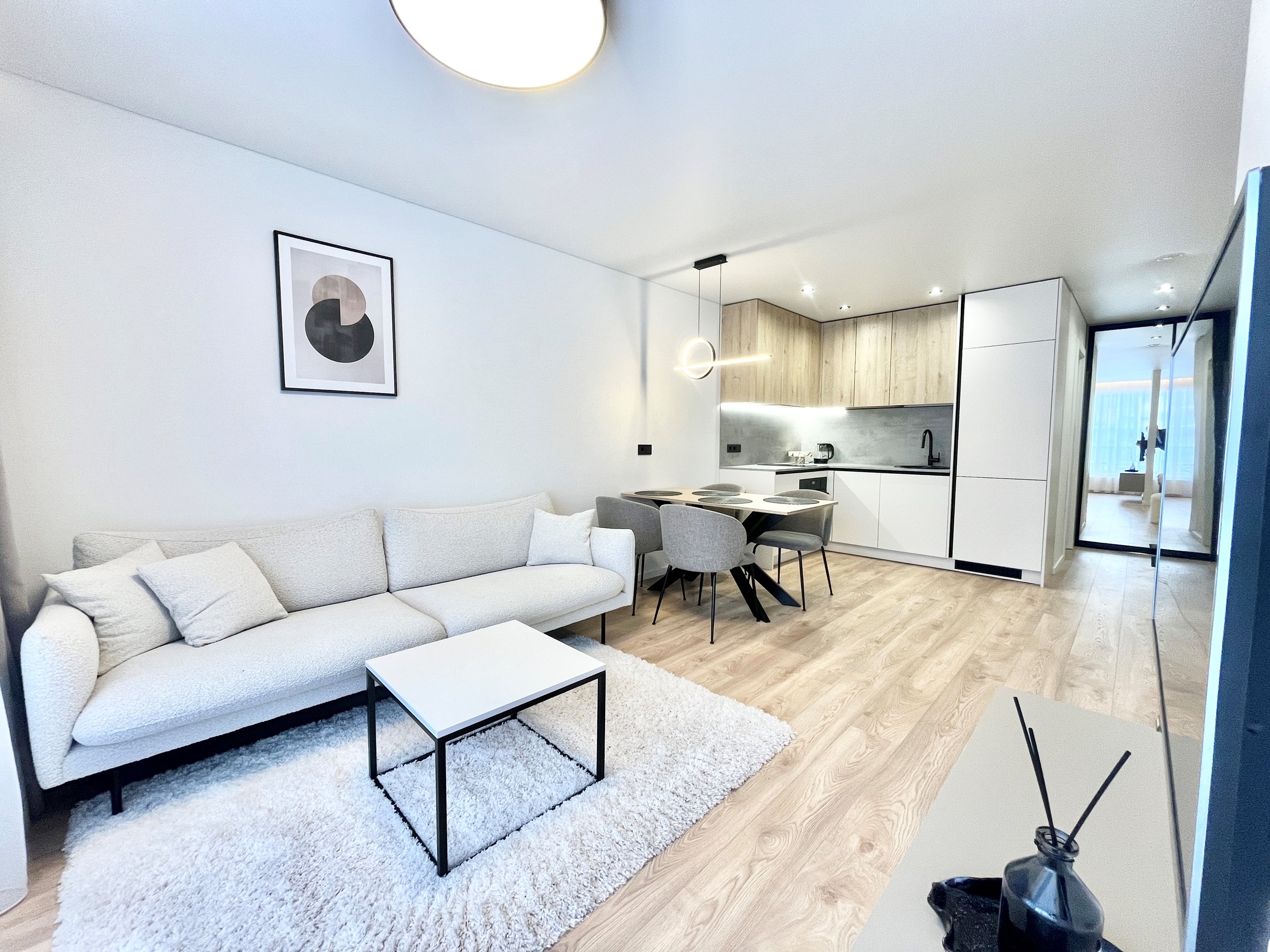 Nuomojamas 1 kambario butas, Pašilaičiai, Perkūnkiemio g., 35m², 7 aukštas, €600