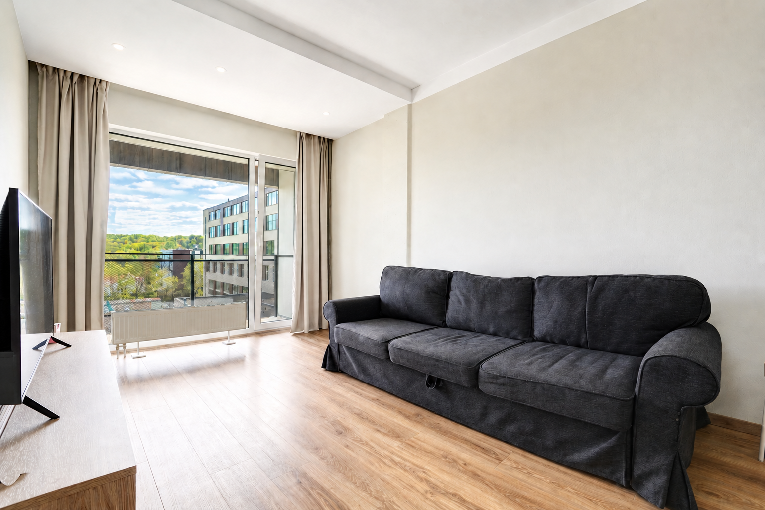 2 kambarių butas, Markučiai, Manufaktūrų g., 54m², 4 aukštas, €233000