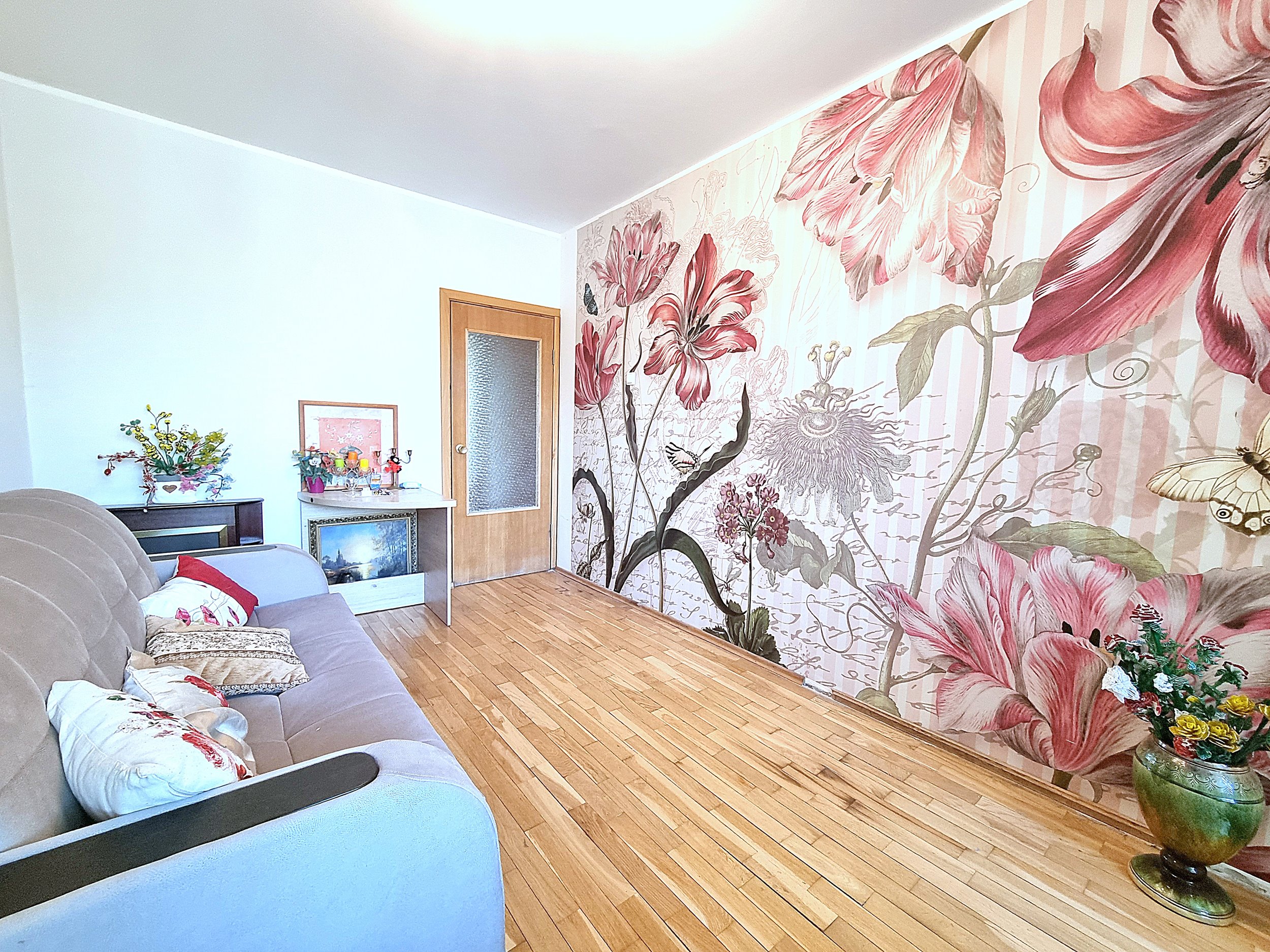 3 kambarių butas, Justiniškės, Taikos g., 67m², 2 aukštas, €149000