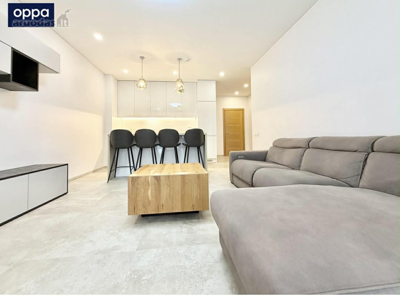 Nuomojamas 3 kambarių butas, Bajorai, Šventeliškių g., 65m², 1 aukštas, €899