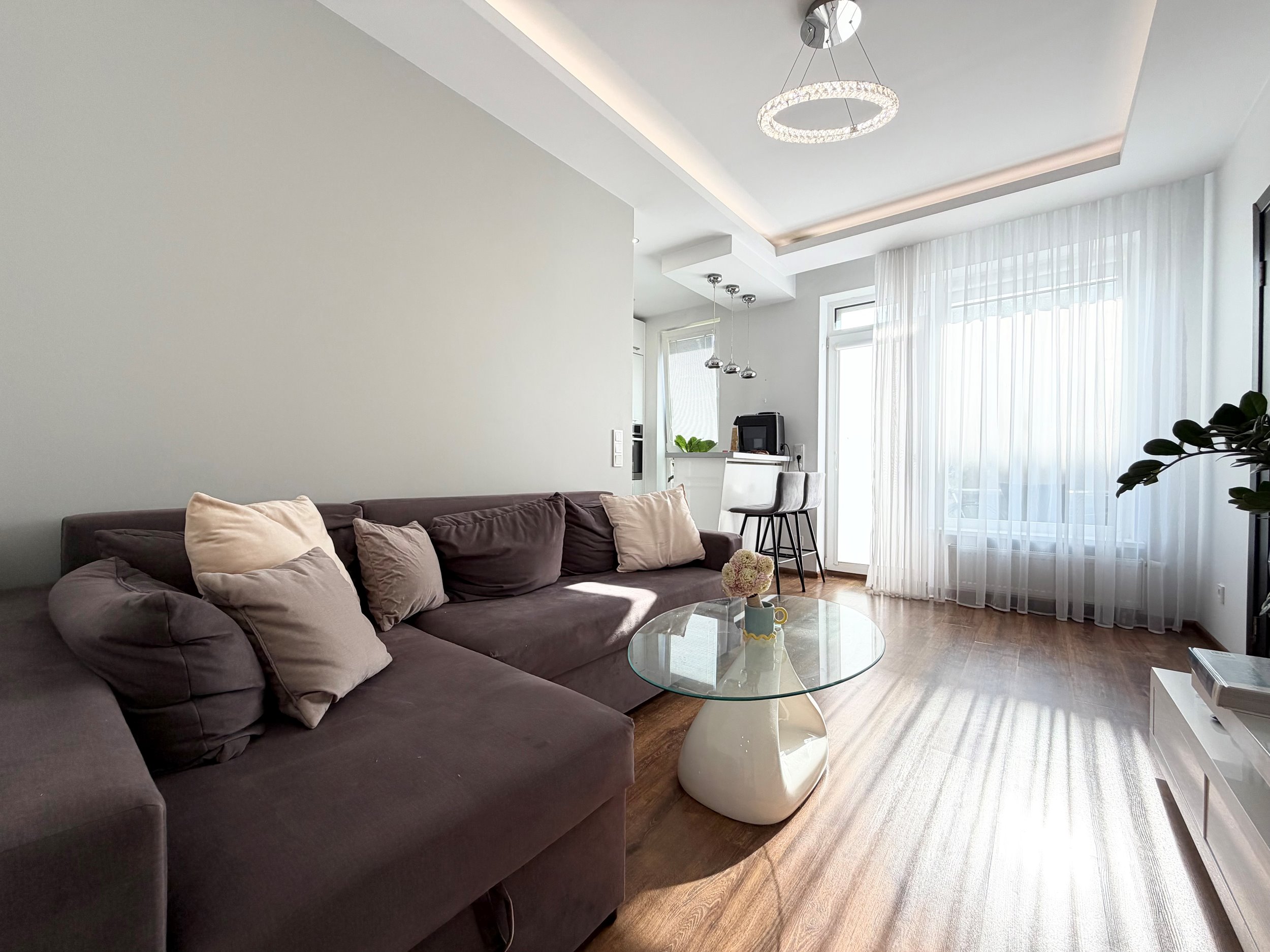 Nuomojamas 2 kambarių butas, Visoriai, Bajorų kel., 35m², 1 aukštas, €650