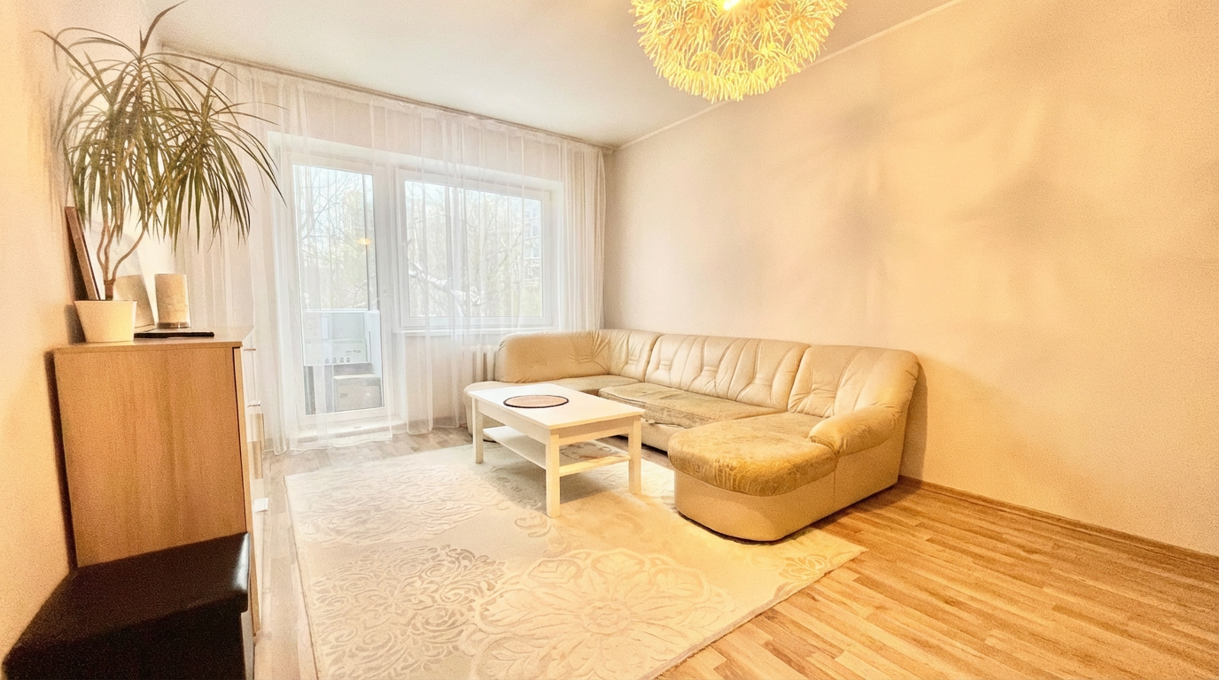 Nuomojamas 1 kambario butas, Justiniškės, Taikos g., 35m², 4 aukštas, €500