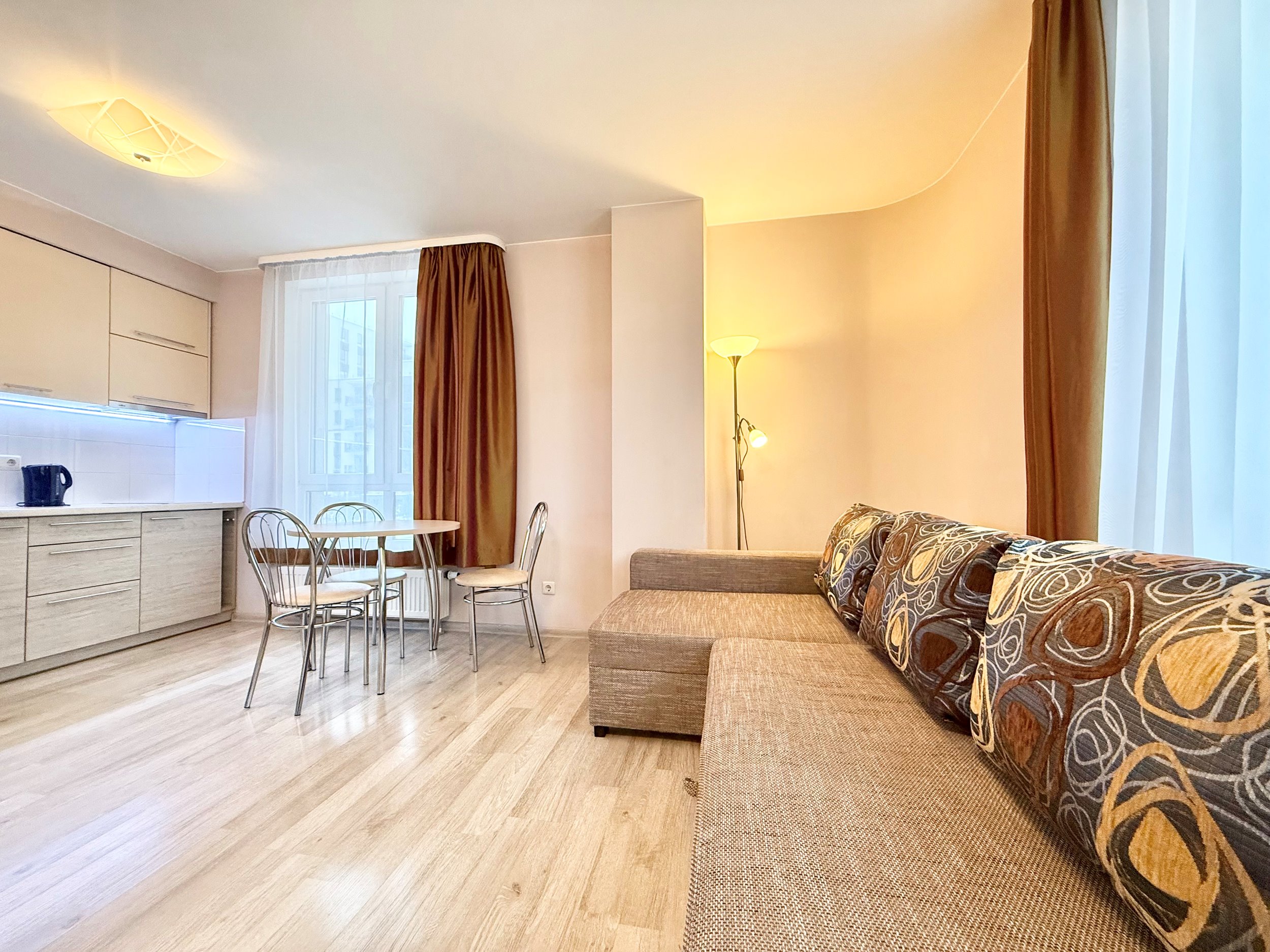 Nuomojamas 1 kambario butas, Naujamiestis, Mindaugo g., 32m², 2 aukštas, €500