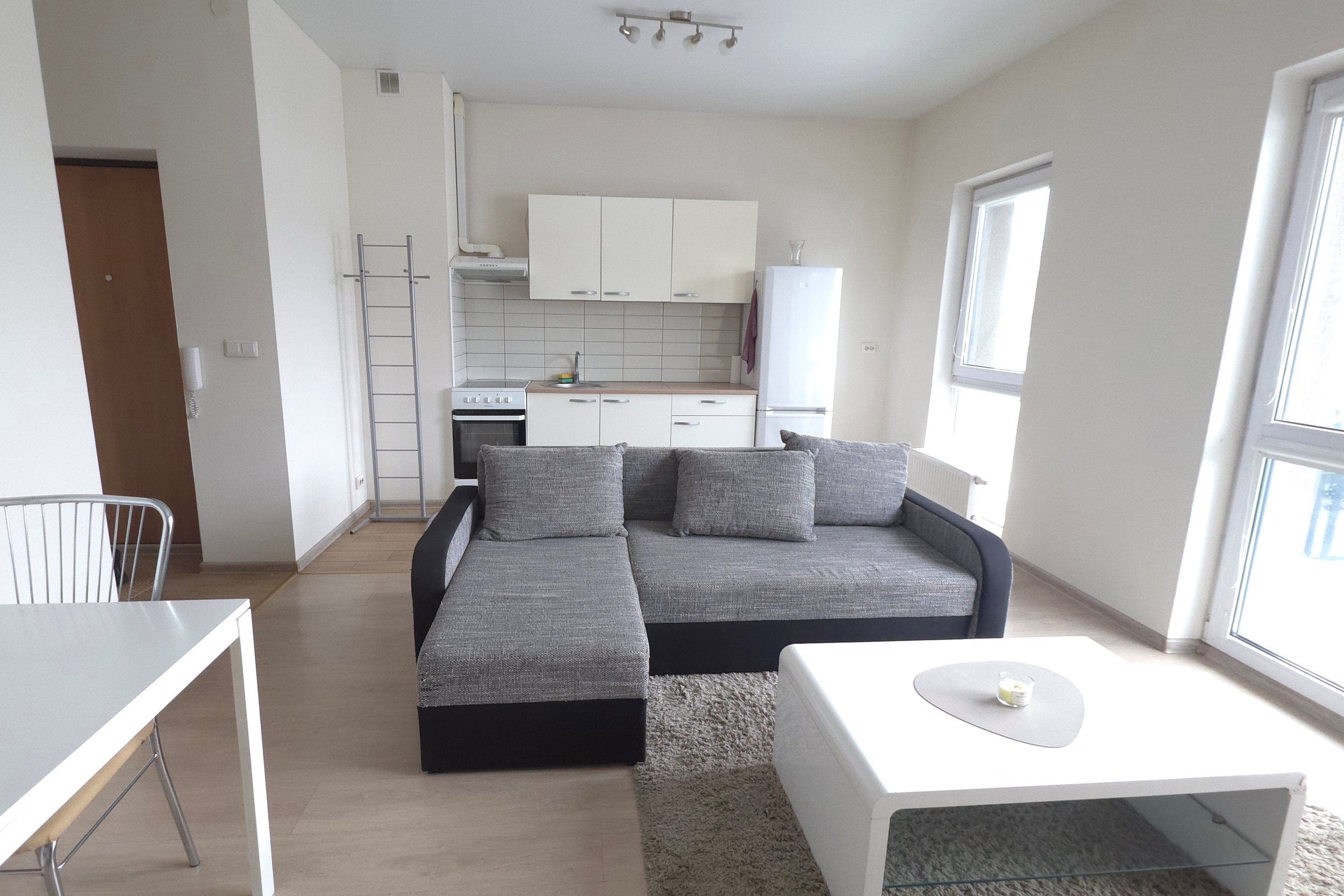 Nuomojamas 1 kambario butas, Fabijoniškės, Fabijoniškių g., 28m², 1 aukštas, €499