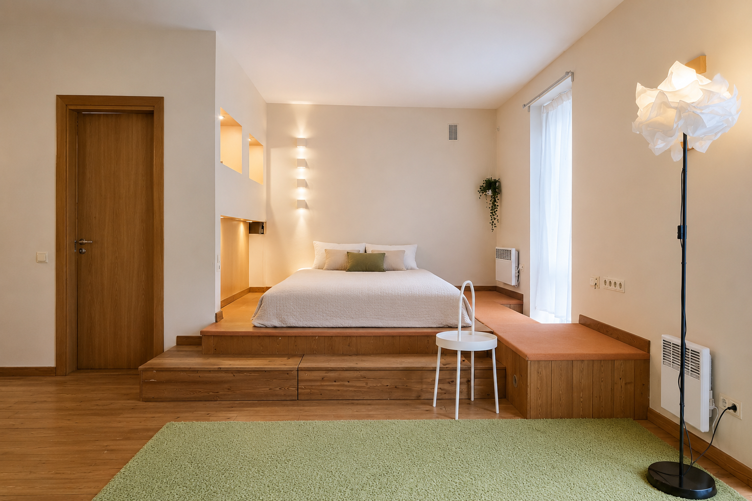 Nuomojamas 1 kambario butas, Žvėrynas, Latvių g., 40m², 2 aukštas, €600