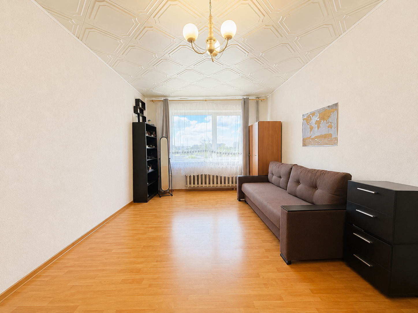 1 kambario butas, Fabijoniškės, Gedvydžių g., 40m², 2 aukštas, €110000