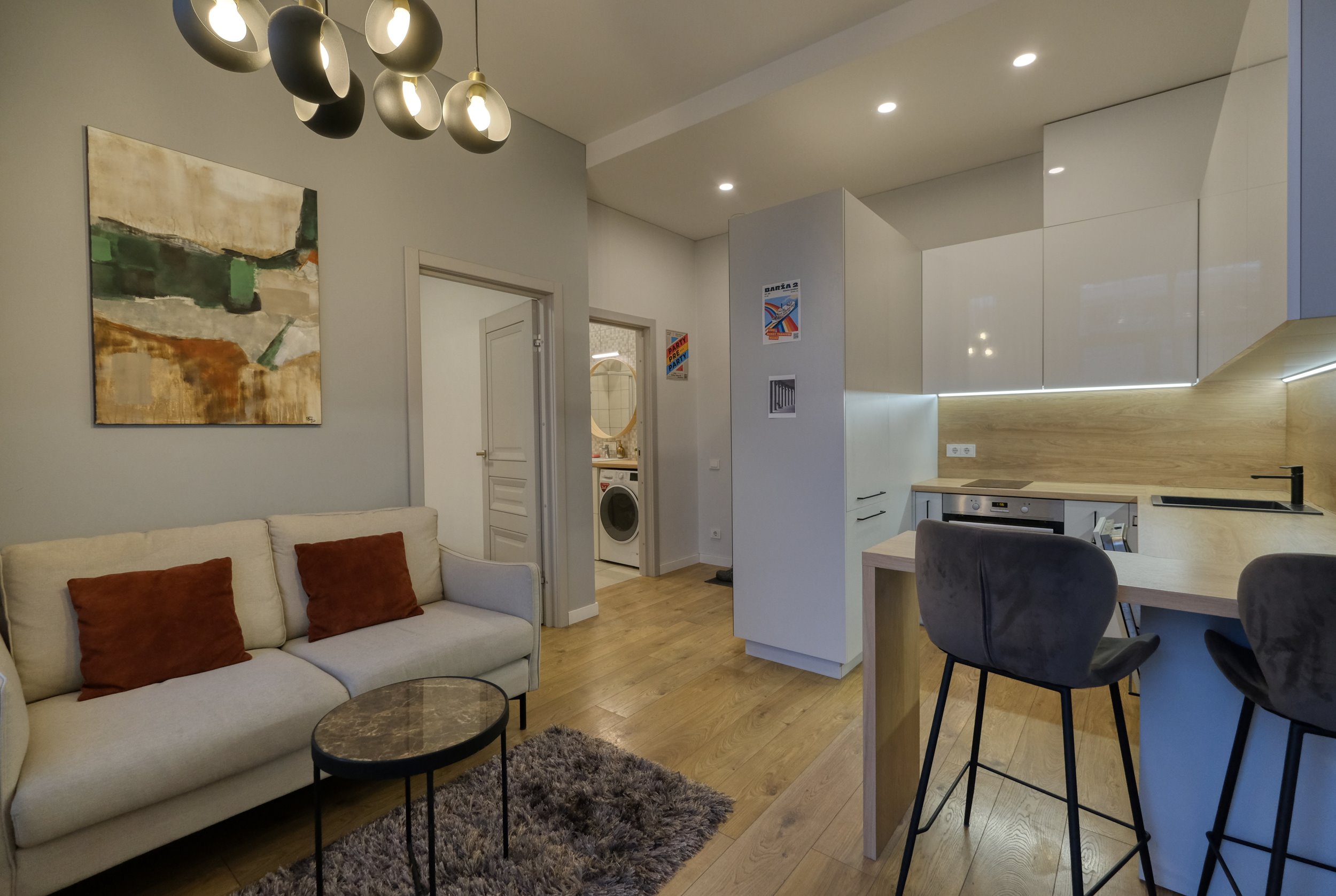 Nuomojamas 2 kambarių butas, Senamiestis, Sodų g., 35m², 2 aukštas, €650