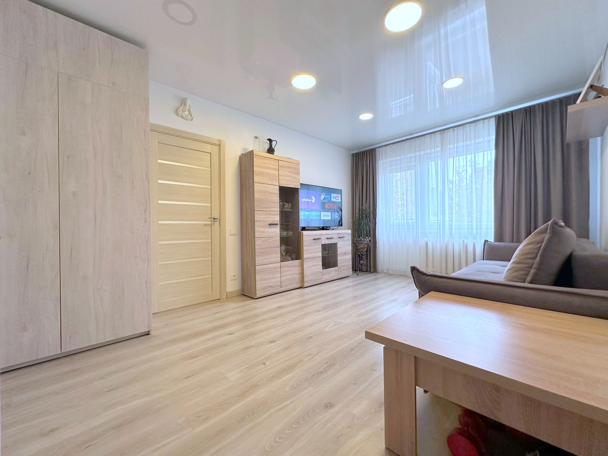 1 kambario butas, Justiniškės, Taikos g., 35.02m², 5 aukštas, €128000
