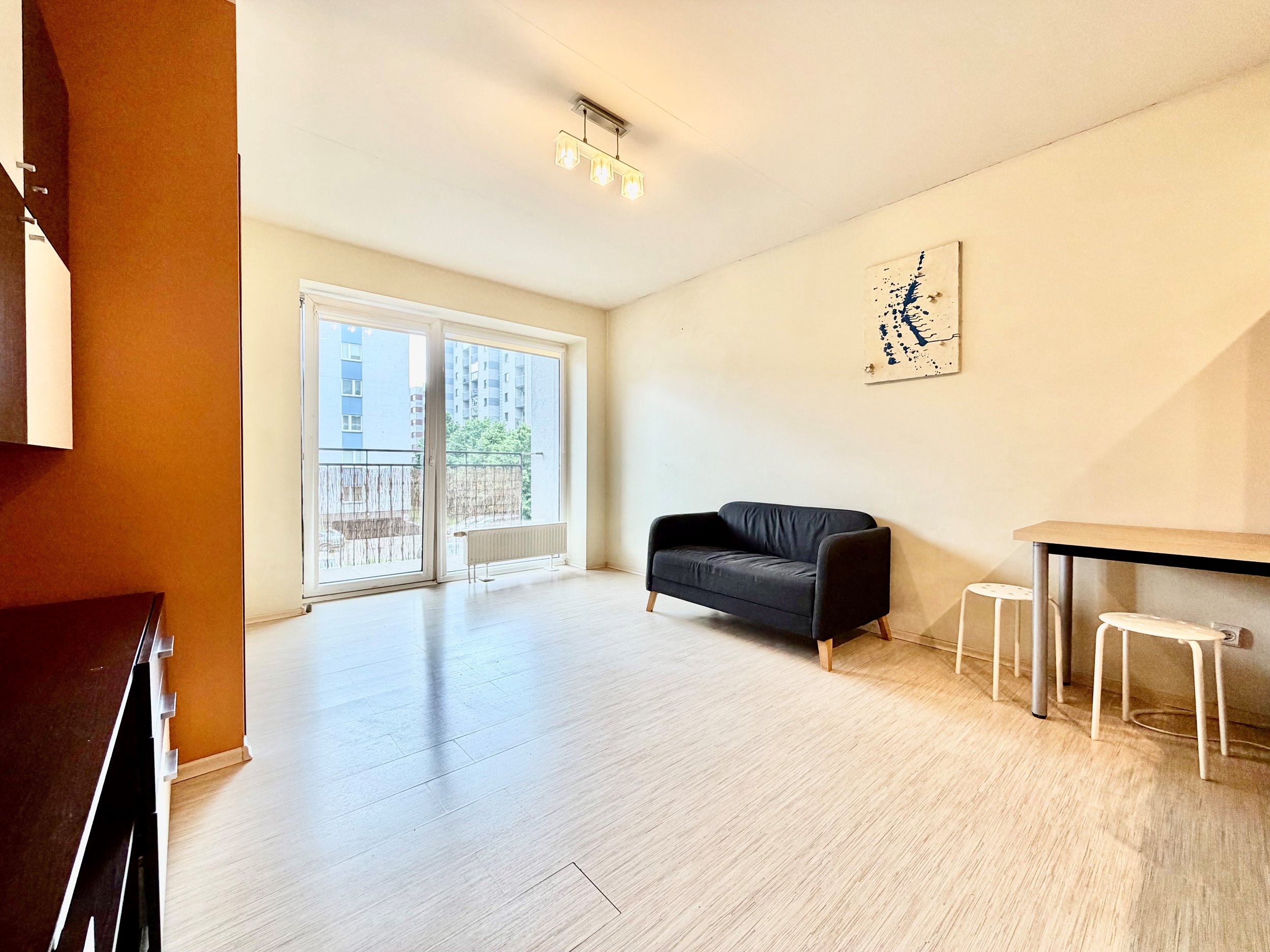 Nuomojamas 2 kambarių butas, Žirmūnai, Žygio g., 45m², 1 aukštas, €600