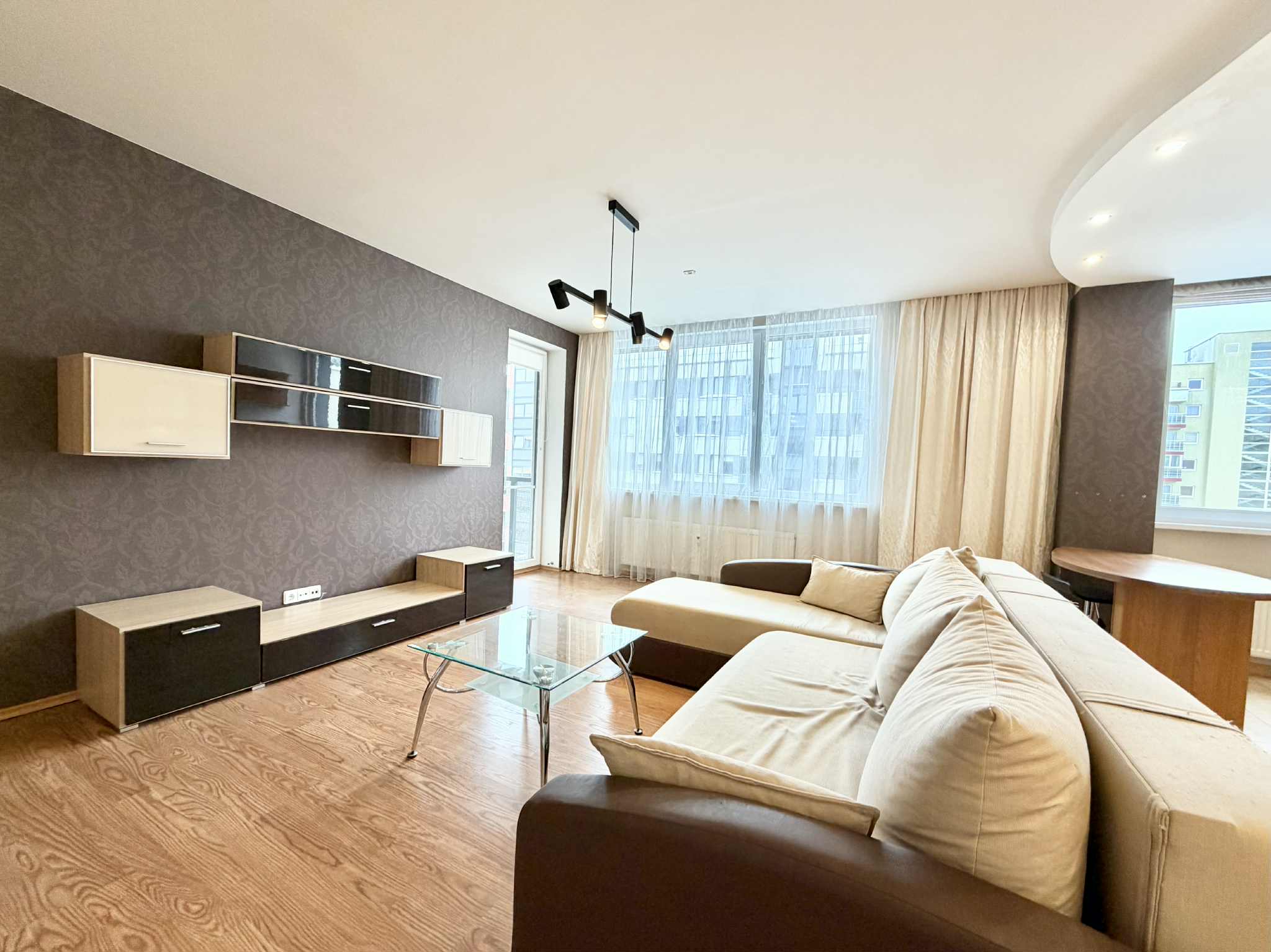 Nuomojamas 2 kambarių butas, Pašilaičiai, Girulių g., 64m², 7 aukštas, €600