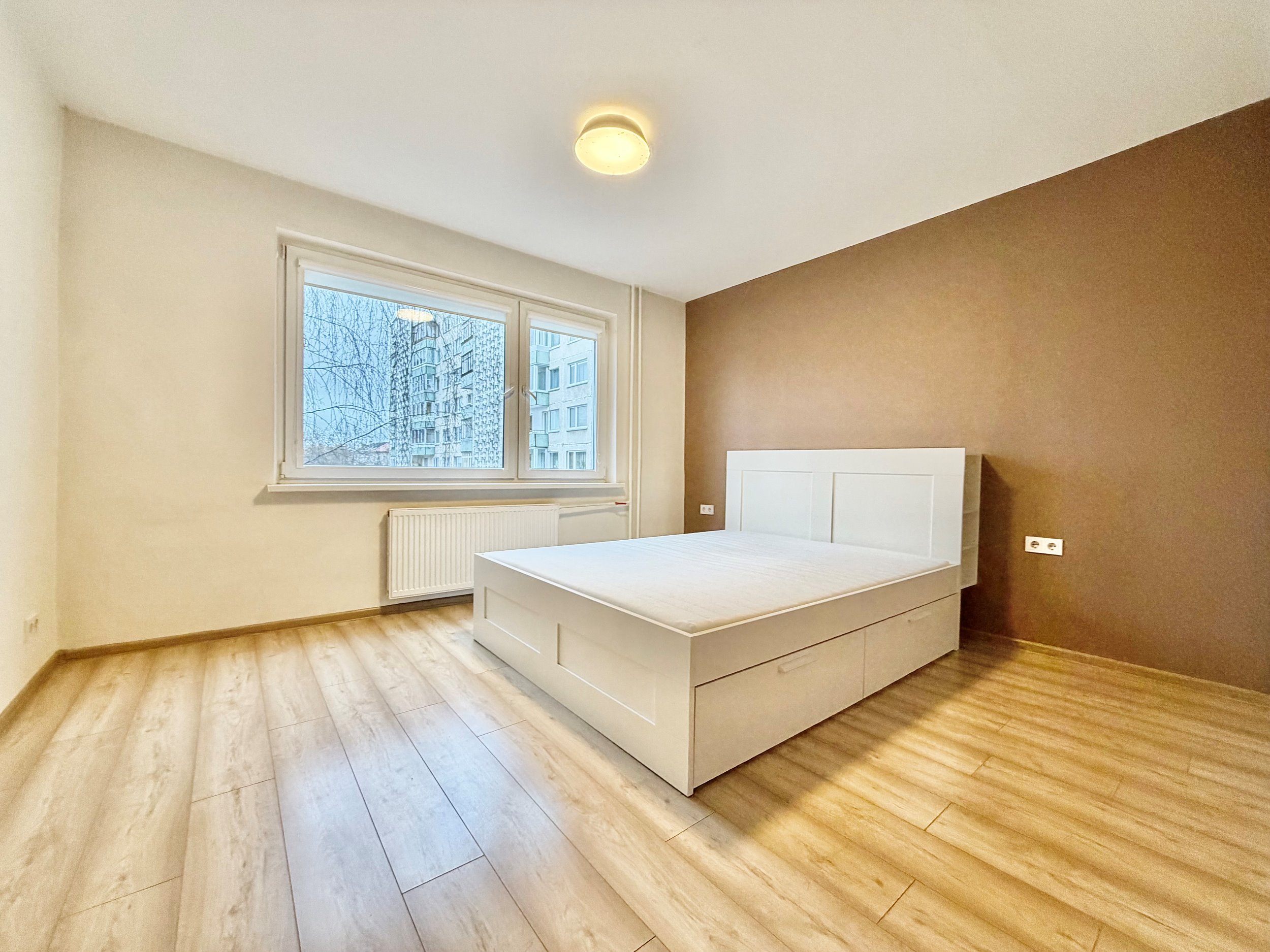 Nuomojamas 2 kambarių butas, Šnipiškės, Rinktinės g., 50m², 3 aukštas, €600