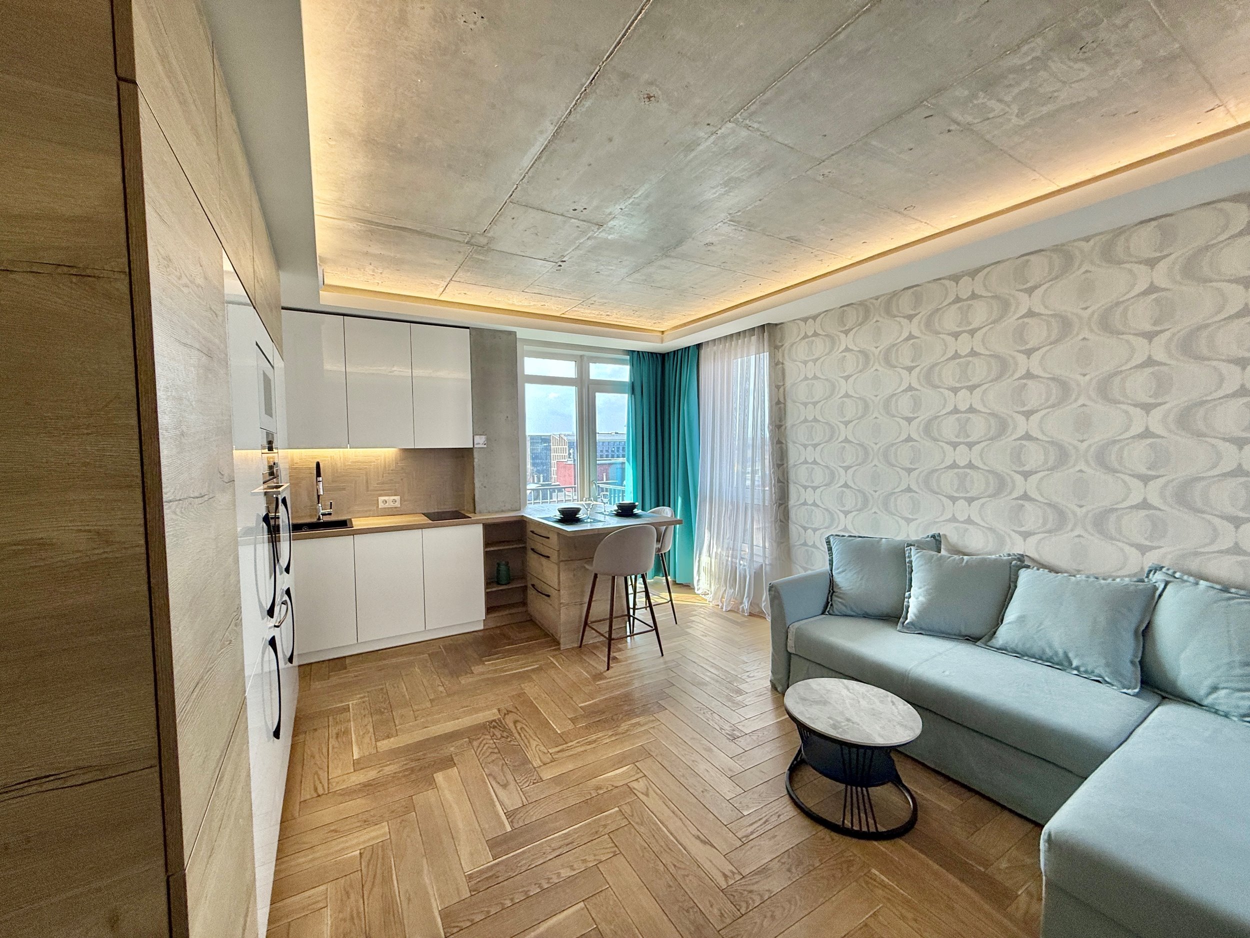 Nuomojamas 2 kambarių butas, Naujamiestis, Kauno g., 52m², 8 aukštas, €790