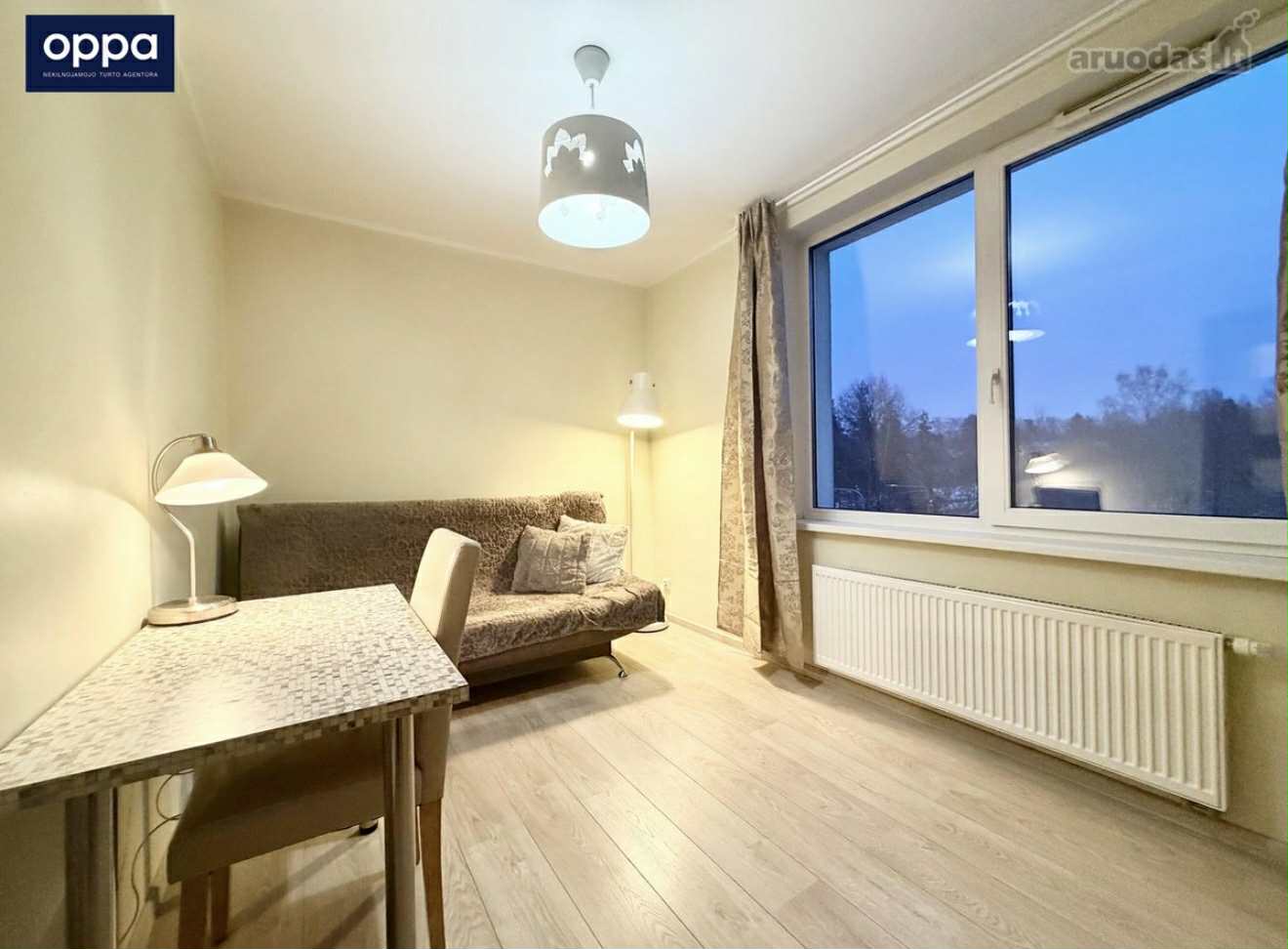 Nuomojamas 2 kambarių butas, Antakalnis, O. Milašiaus g., 35m², 3 aukštas, €600