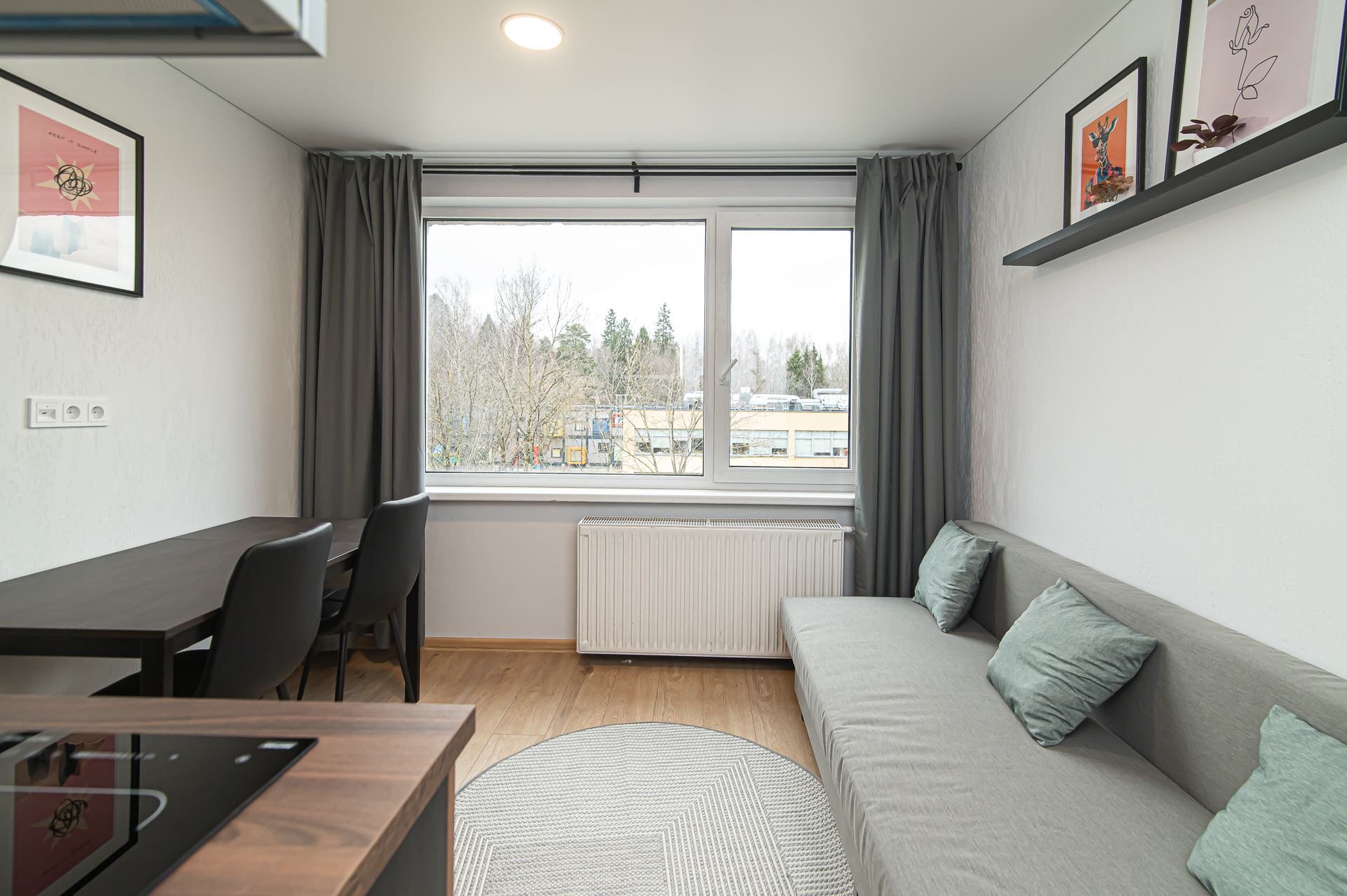 Nuomojamas 1 kambario butas, Baltupiai, Didlaukio g., 13m², 3 aukštas, €400
