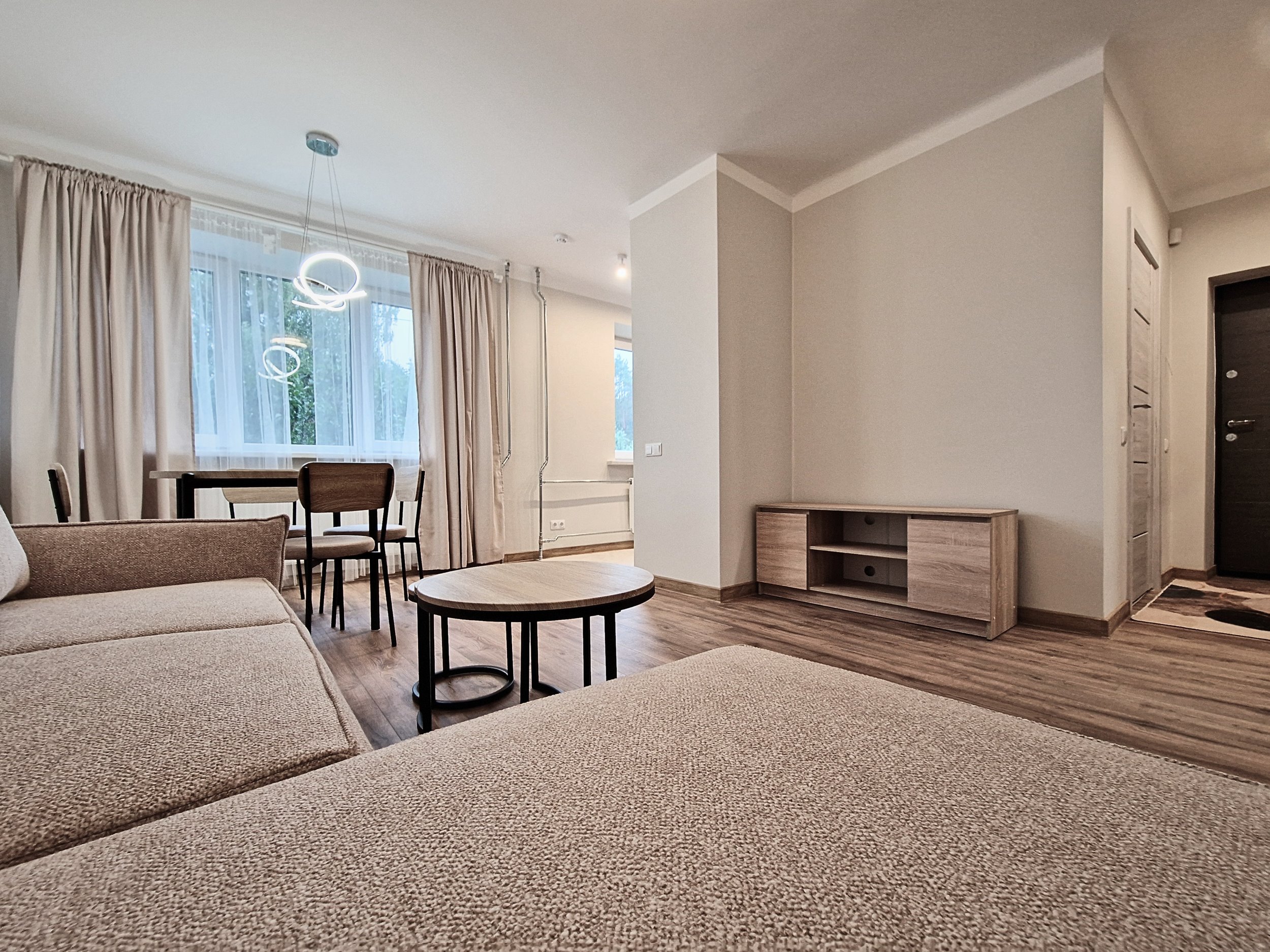 Nuomojamas 3 kambarių butas, Verkiai, Popieriaus g., 54m², 1 aukštas, €600