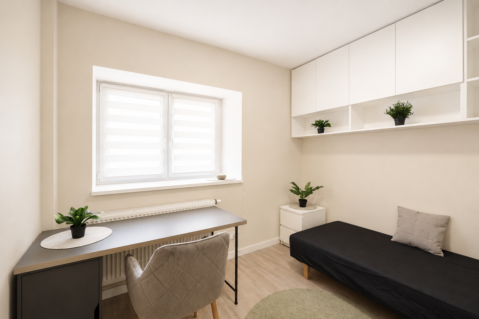 Nuomojamas 1 kambario butas, Naujamiestis, Vinco Kudirkos a., 15m², 1 aukštas, €400