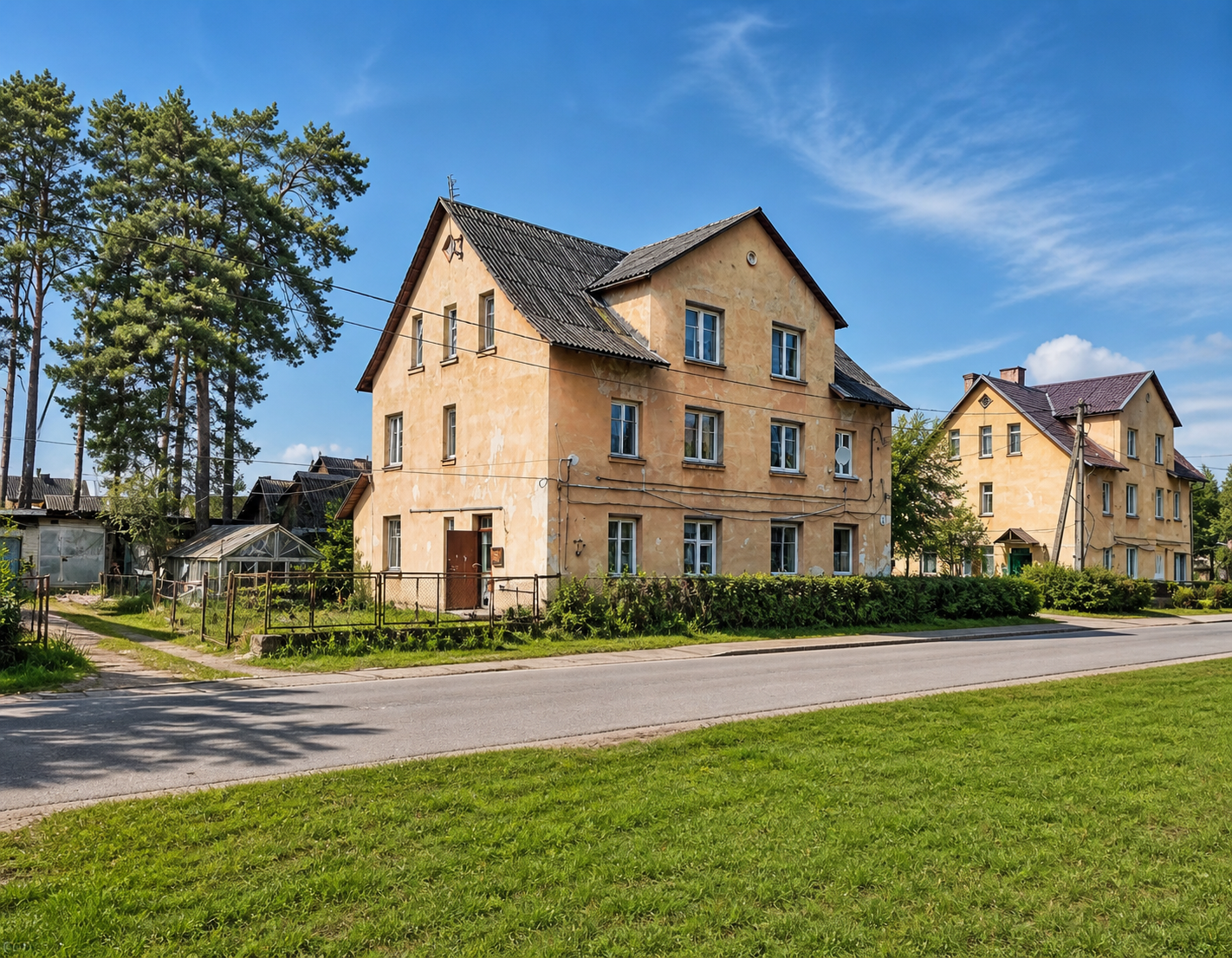3 kambarių butas, Grigiškės, Mokyklos g., 56.17m², 2 aukštas, €109000