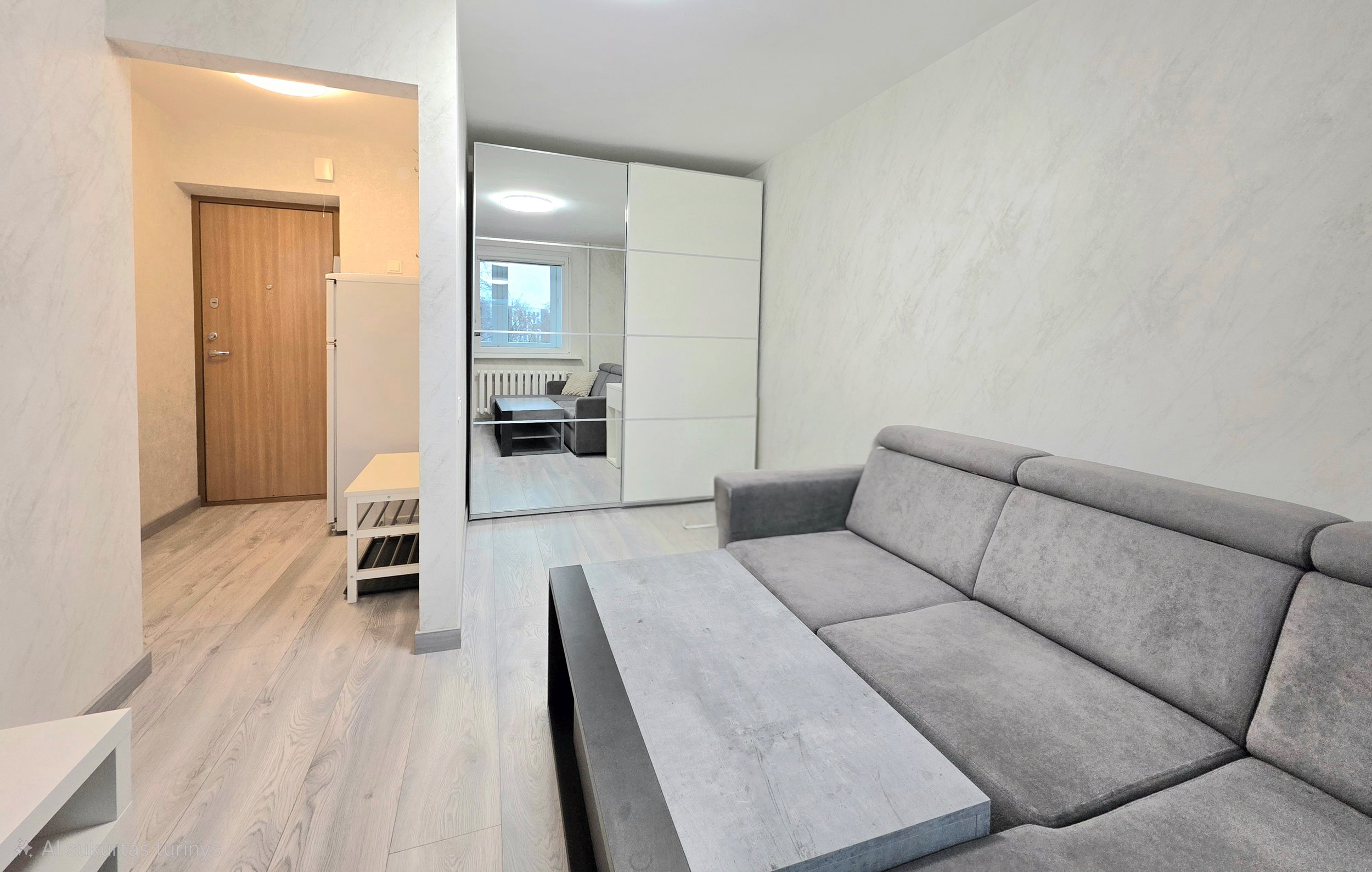 Nuomojamas 1 kambario butas, Naujamiestis, Statybininkų g., 21m², 3 aukštas, €450