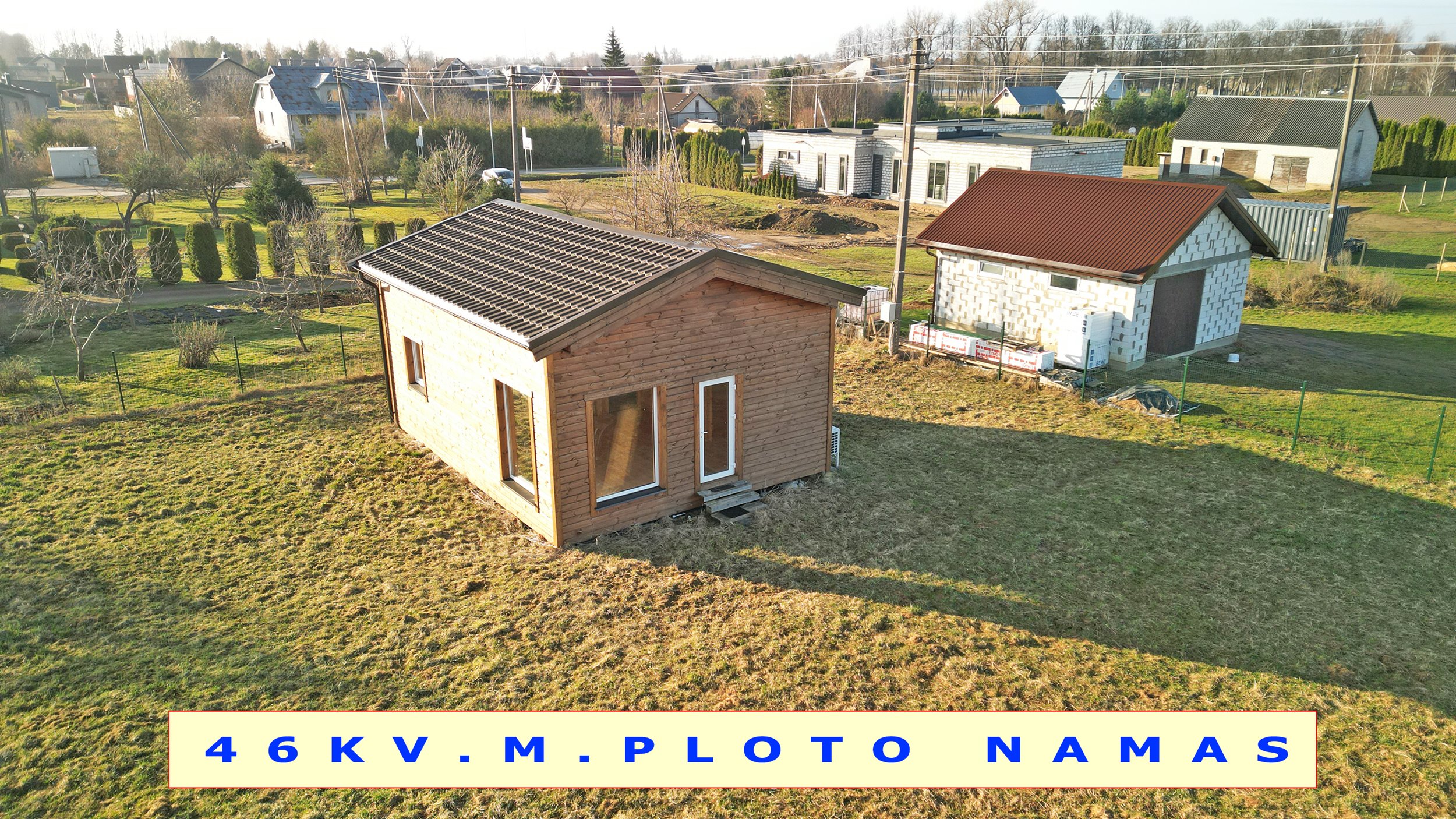Gyvenamasis namas, Šiaurinės g., 1 aukšto, 46m², 10a, €95000