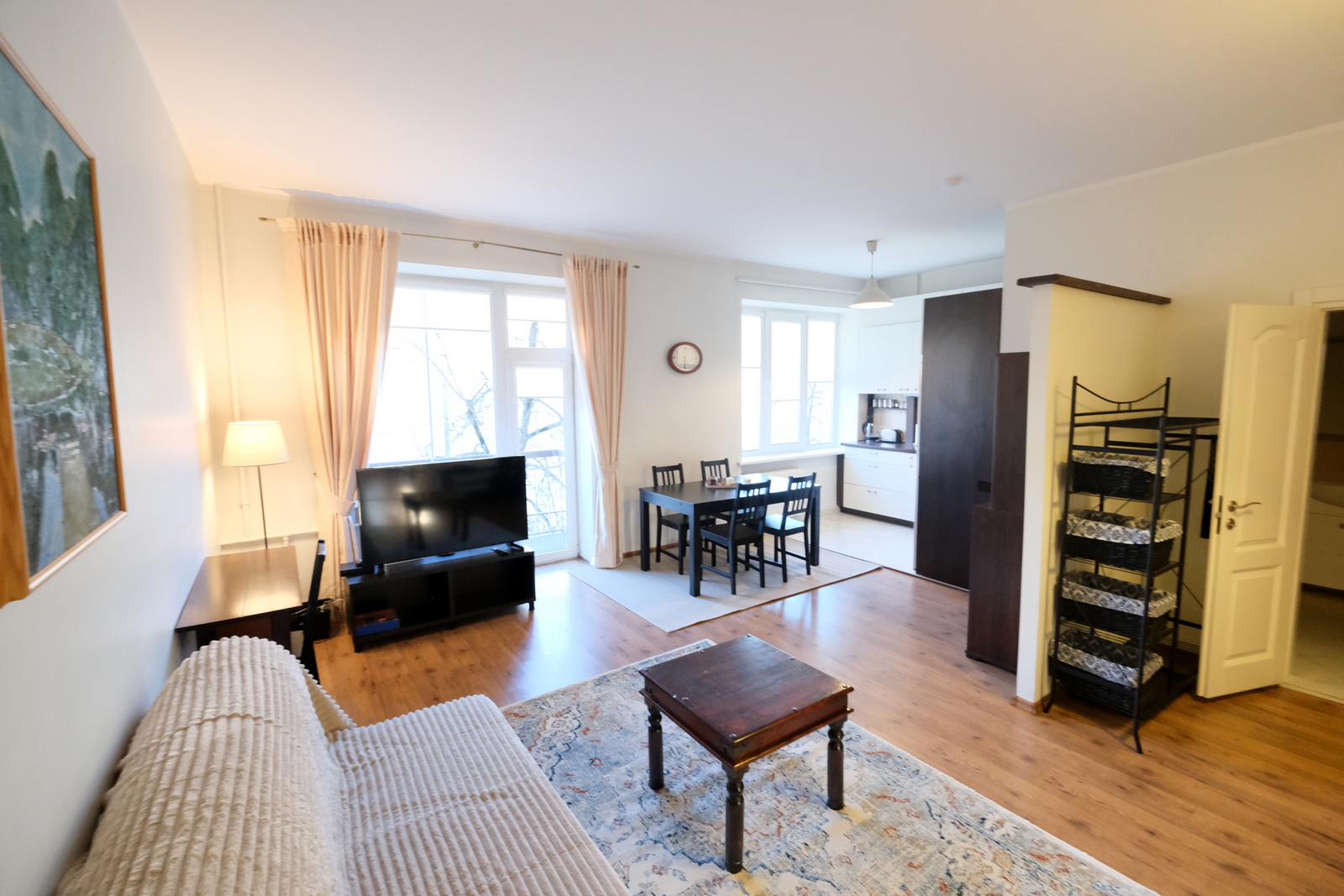 Nuomojamas 2 kambarių butas, Naujamiestis, Švitrigailos g., 54m², 3 aukštas, €750