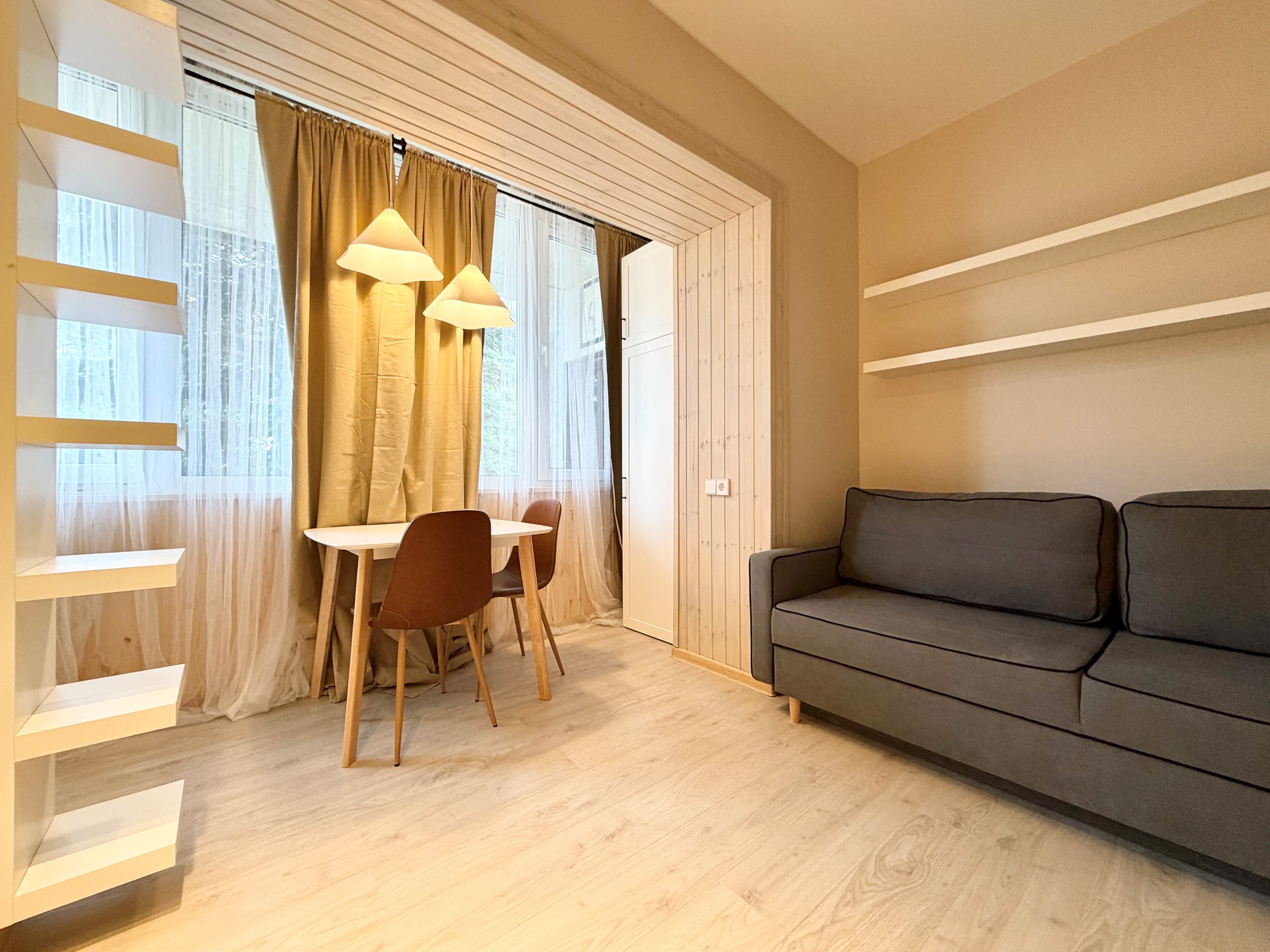 Nuomojamas 1 kambario butas, Naujoji Vilnia, A. Kulviečio g., 20m², 2 aukštas, €400