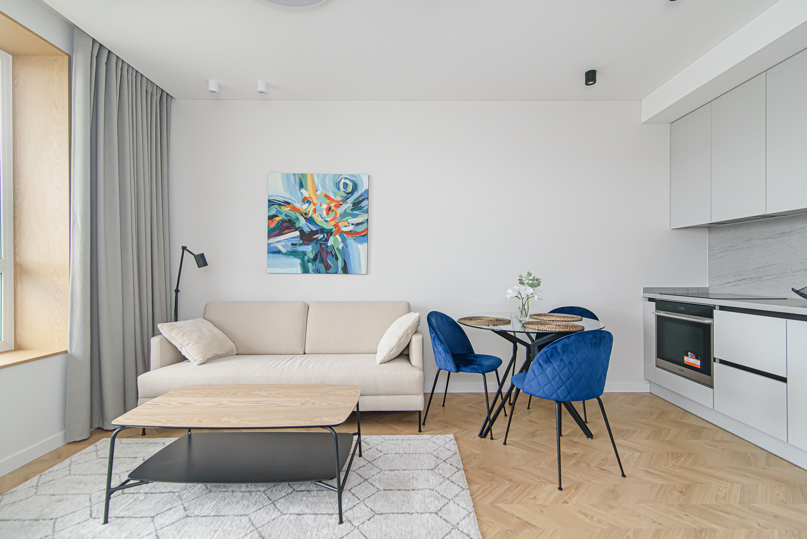 Nuomojamas 2 kambarių butas, Viršuliškės, Spaudos g., 37m², 2 aukštas, €745