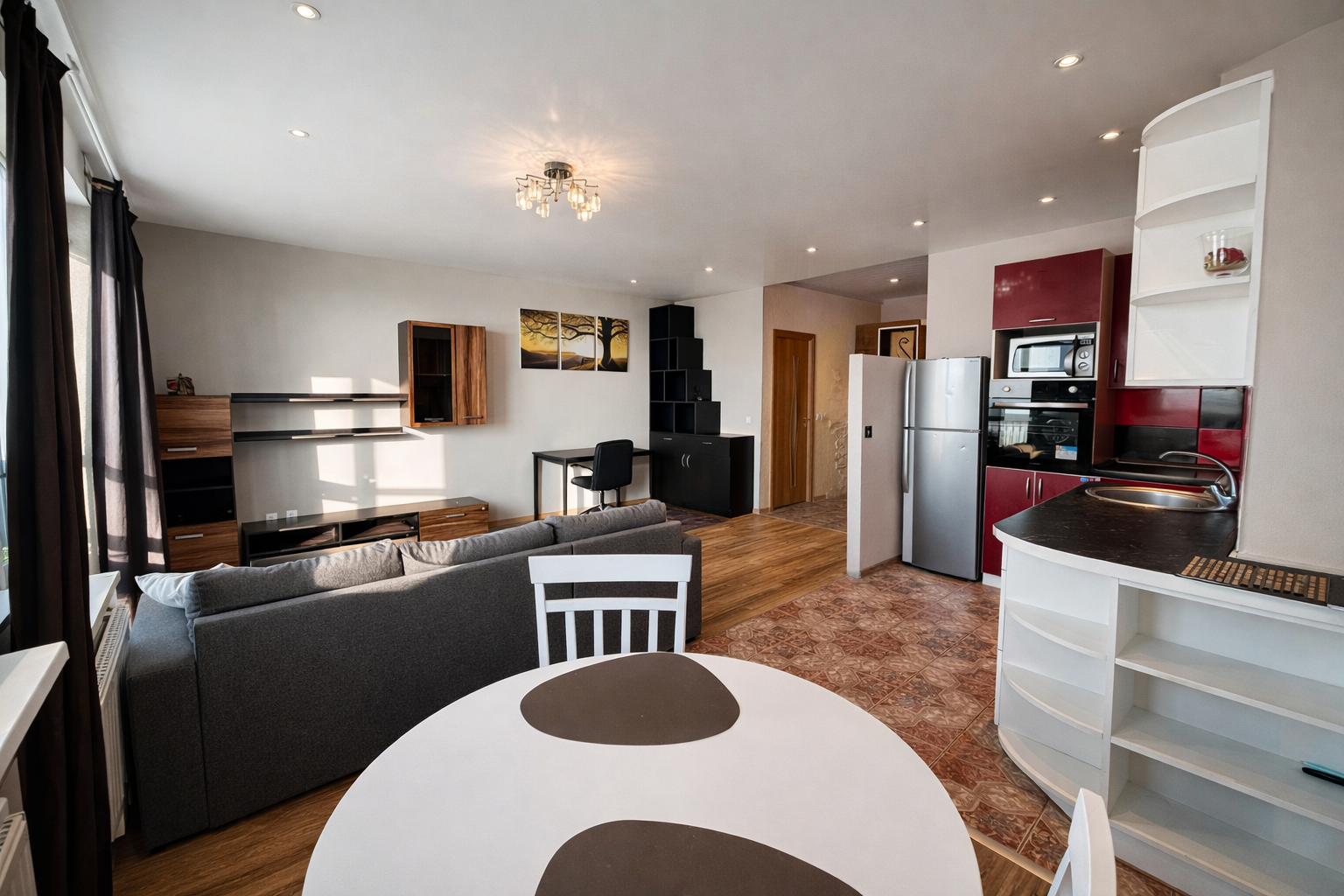 Nuomojamas 1 kambario butas, Fabijoniškės, Vėtrungių g., 42m², 11 aukštas, €520