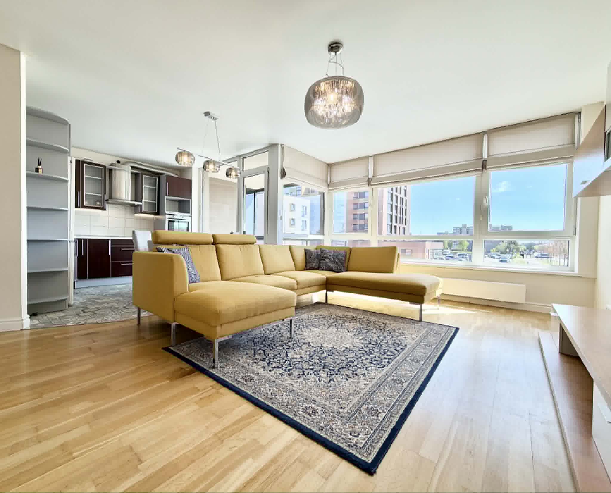 Nuomojamas 3 kambarių butas, Pilaitė, M. Mažvydo g., 89m², 1 aukštas, €750